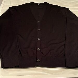 Uniqlo Men's Dark Cardigan Sweater